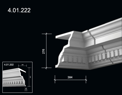 4.01.222  Polyurethane decorative elements