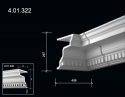 4.01.322  Polyurethane decorative elements