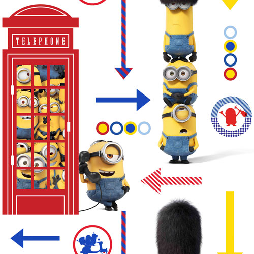 103145 Minions Hello London tapete 