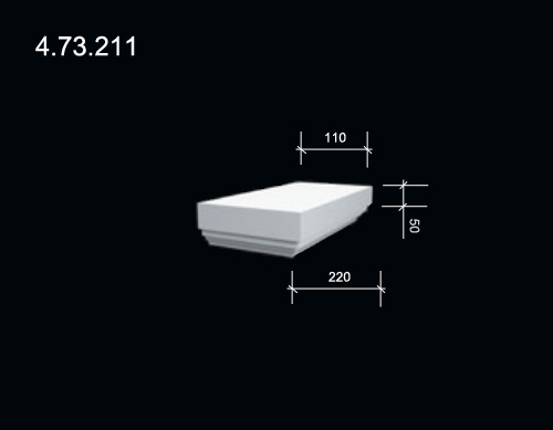 4.73.211 Polyurethane  balustrades