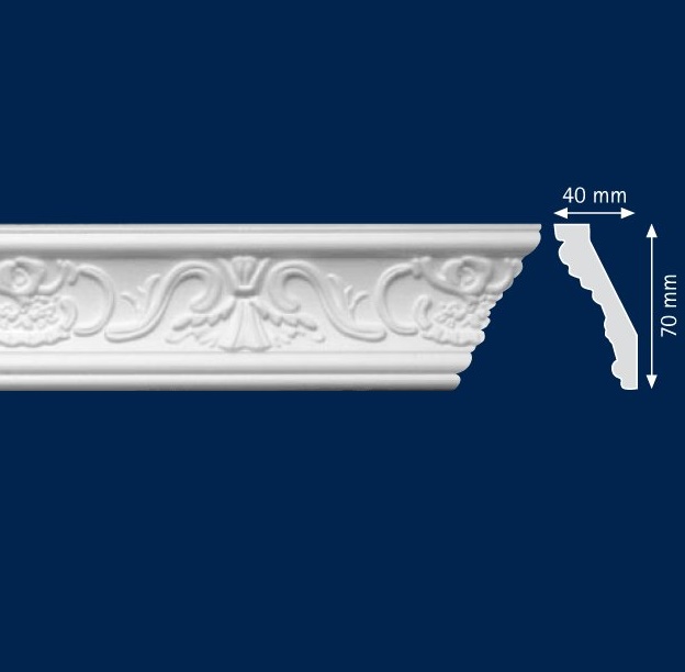 TANJA Ceiling polystyrene molding