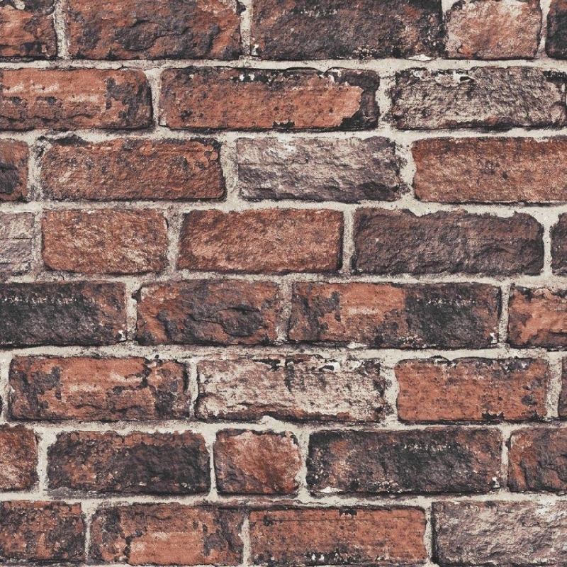 102834 Fresco Red Brick Wall wallpaper