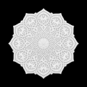1.56.502 Polyurethane ceiling rosette