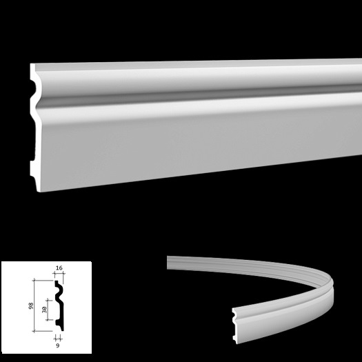 1.53.109 Polyurethane floor plinth