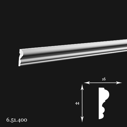 6.51.400 Poliuretāna moldings