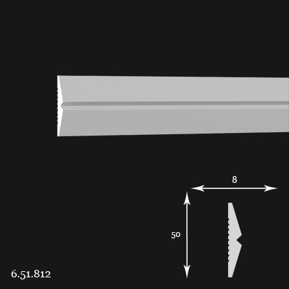 6.51.812 Poliuretāna moldings