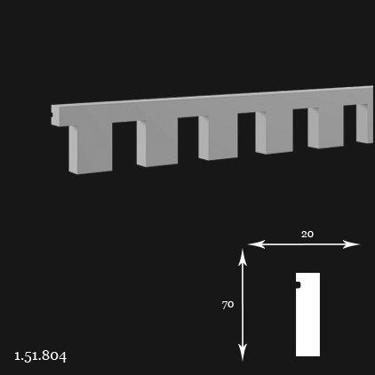 1.51.804 Poliuretāna moldings