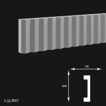 1.51.807 Poliuretāna moldings