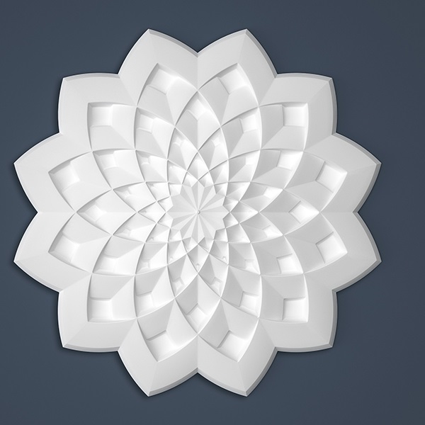 R-33 Polystyrene rosette Marbet