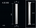 4.22.302 Polyurethane facade pilasters