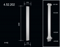 4.52.202 Polyurethane facade pilasters