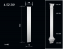 4.52.301 Polyurethane facade pilasters