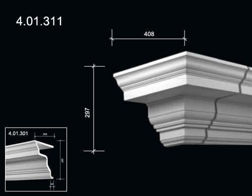 4.01.311  Polyurethane decorative elements