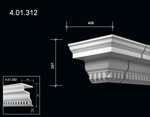 4.01.312  Polyurethane decorative elements