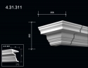 4.31.311  Polyurethane decorative elements